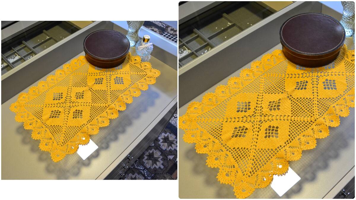 Trilho de Mesa em Crochê Mostarda: Guia e Gráficos!
