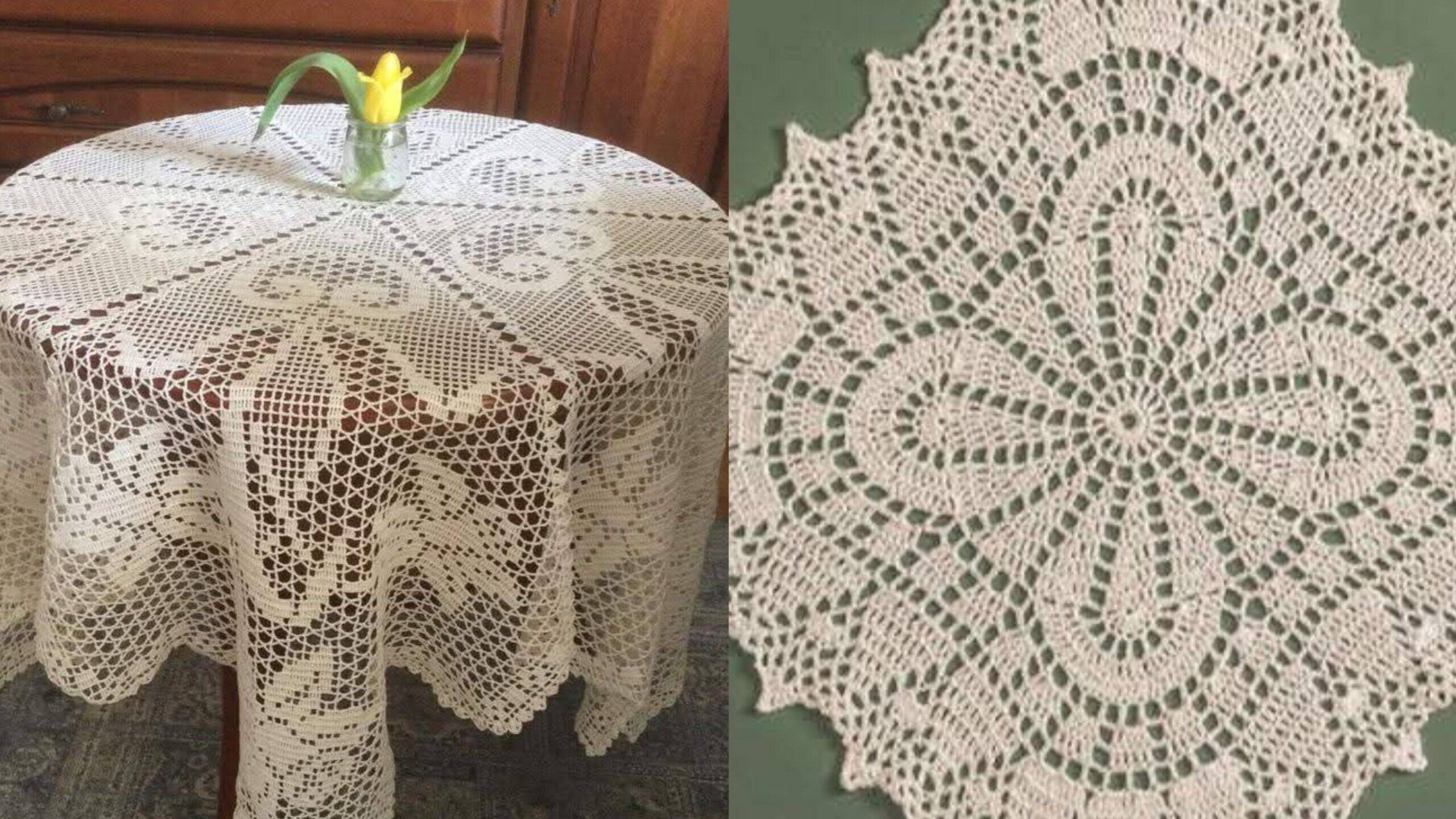 Toalhas de Mesa em Crochê de Luxo: Sofisticação para Sua Casa e Lucro Extra