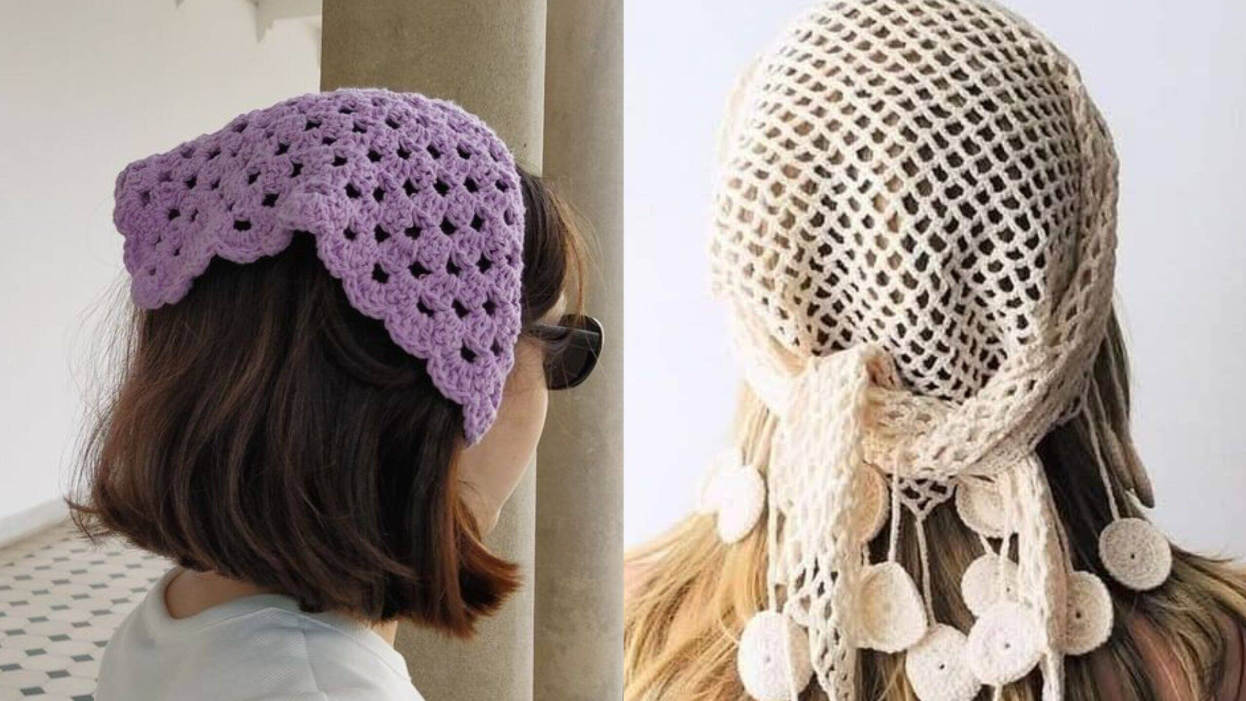 11 Bandanas de Crochê: O Acessório que Vai Transformar Seu Estilo em 2025