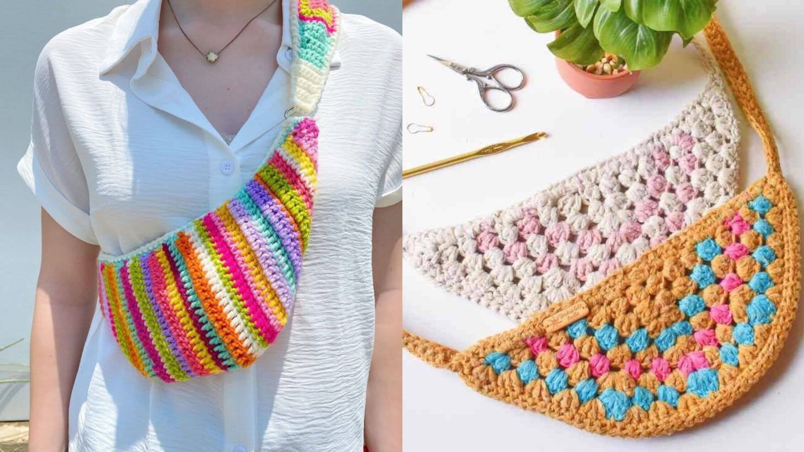 Moda Artesanal: Como Criar Pochetes de Crochê Cheias de Charme