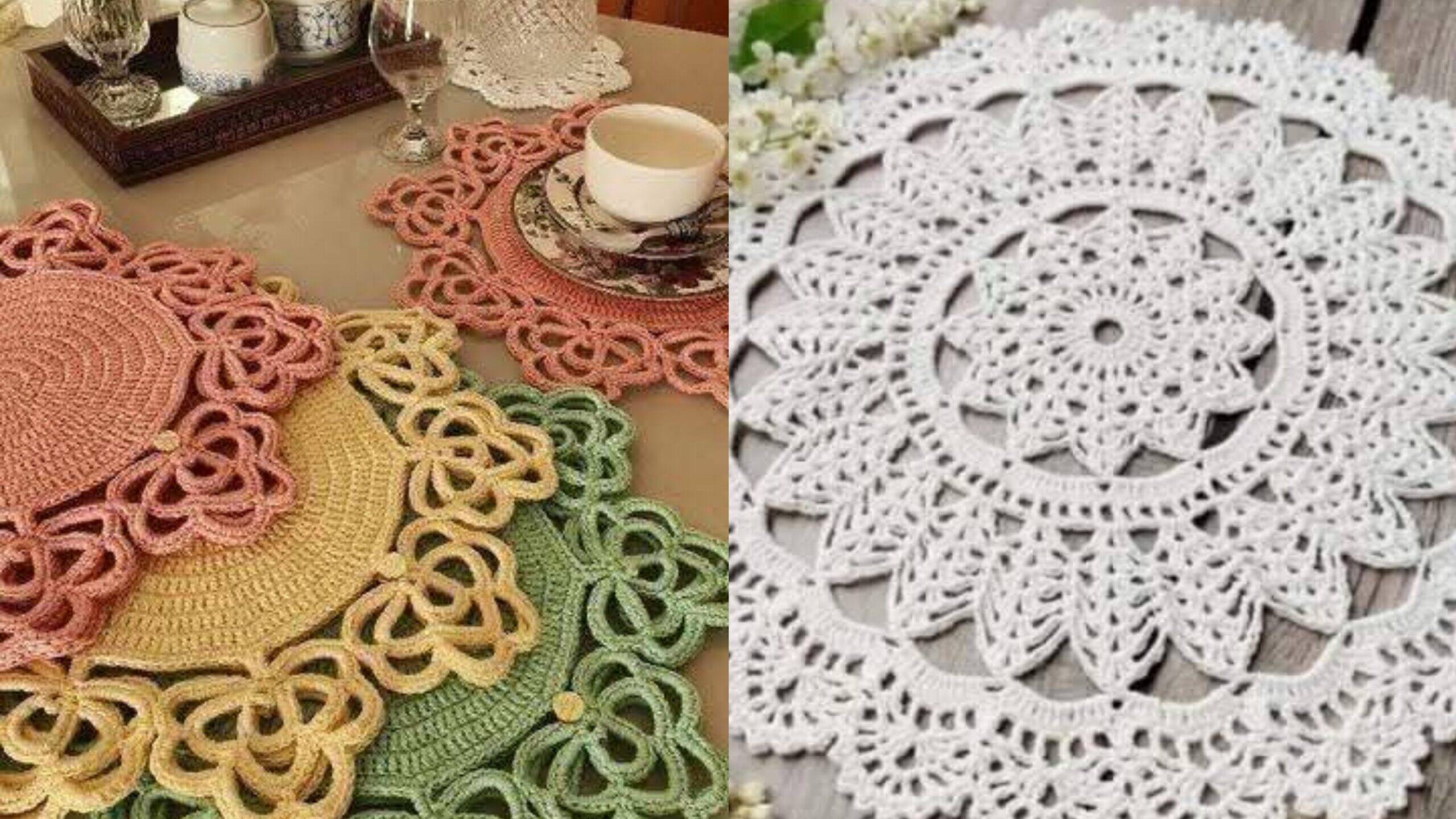 16 Sousplats de Crochê Mais Vendidos – Descubra os Modelos Favoritos!