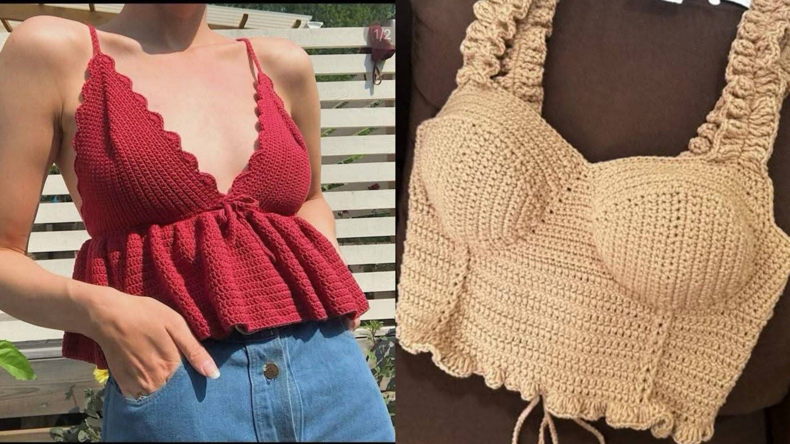 Una estilo e conforto com 23 croppeds de crochê perfeitos para o verão!
