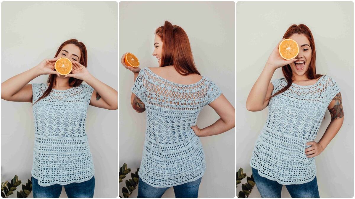Bata de Crochê Azul-Claro: Guia Completo para Iniciantes!