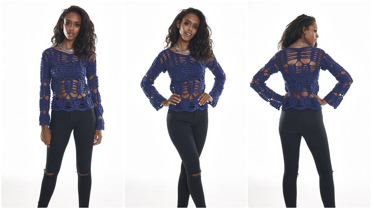 Blusa de Crochê Azul Bic: Guia Completo para Iniciantes!