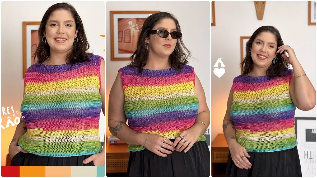 Blusa de Crochê Marisa: Guia Completo com Vídeo Aula!