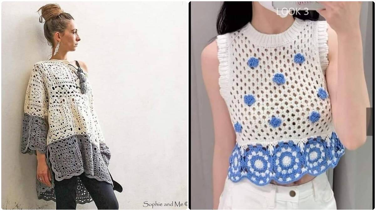 Blusas de Crochê Lindíssimas que Estão em Alta! Crie as Suas!