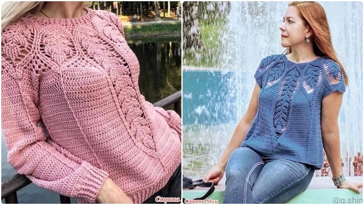21 Blusas de Crochê com Gráficos e Guia Completo para Uma Peça Linda!