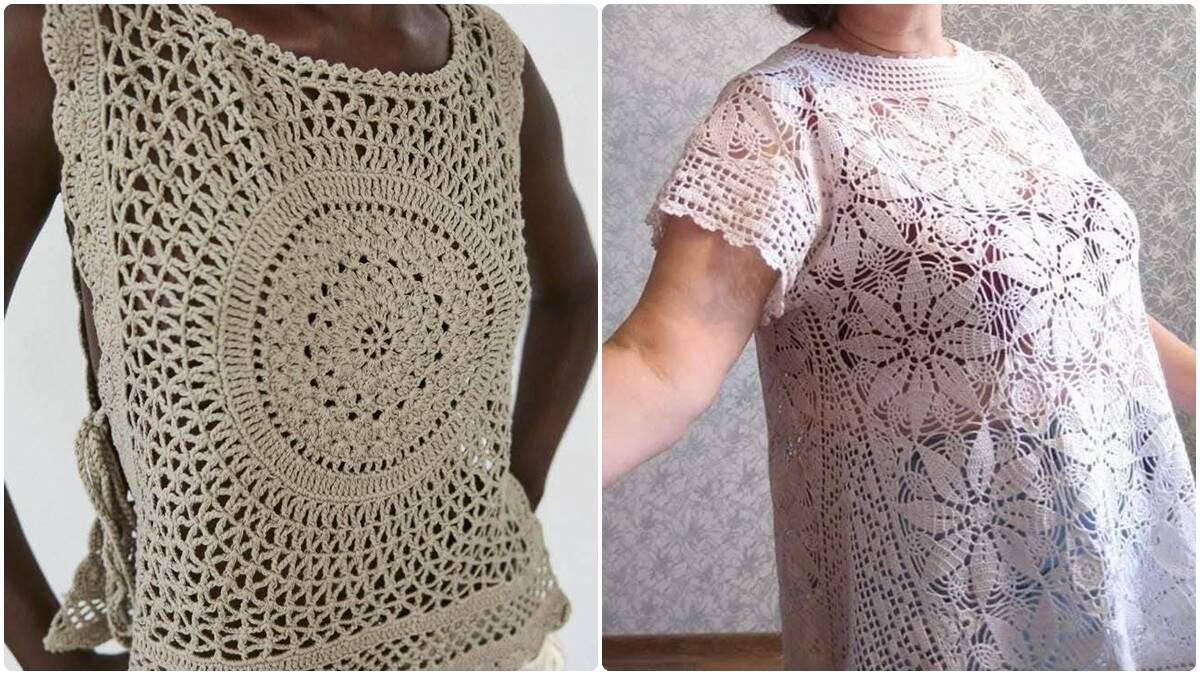Redescubra as Blusas de Crochê com Modelos Diferentes e Lindos!