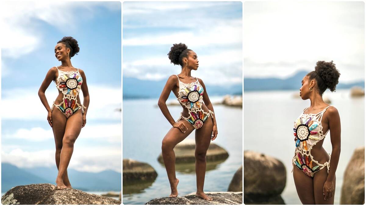 Body de Crochê Asteca: Peça Única e Linda com Guia!