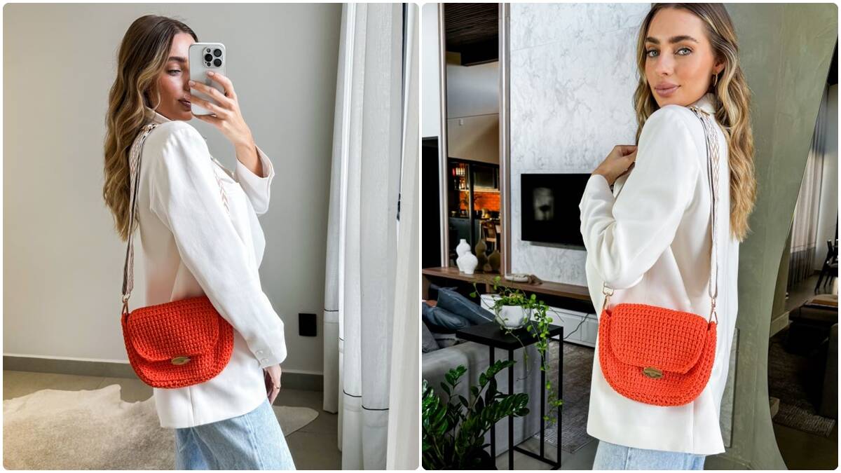 Bolsa de Crochê Brasa: Peça Linda que Chama Atenção!