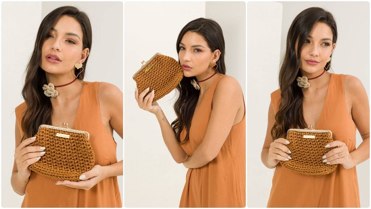 Bolsa de Crochê Nozes: Um Produto Lindo e Elegante!