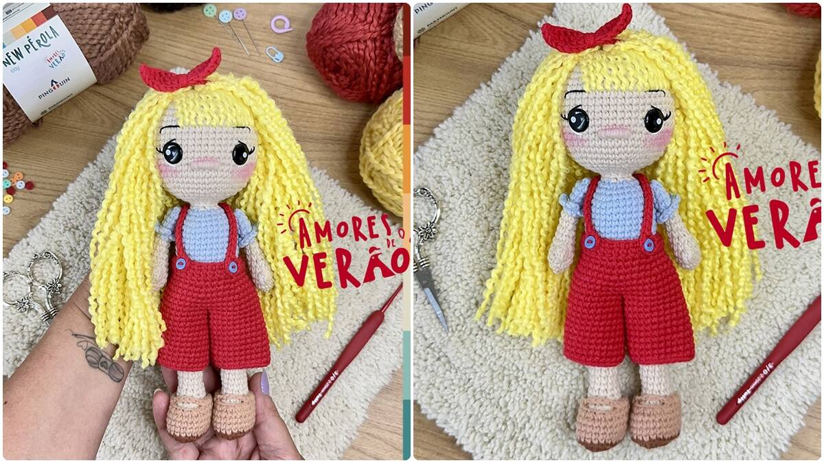 Boneca em Crochê New Pérola: Aprenda a Fazer a Sua!