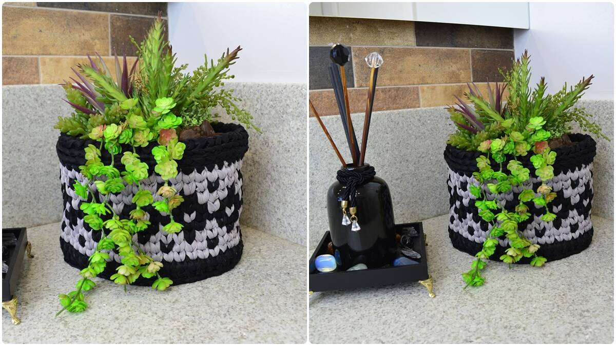 Cachepô de Crochê Suspiro: Um Lugar Lindo para Suas Plantas!