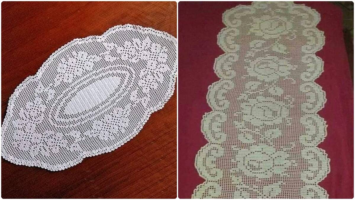 Descubra Lindos Caminhos de Mesa em Crochê: Peças Elegantes e Sofisticadas!