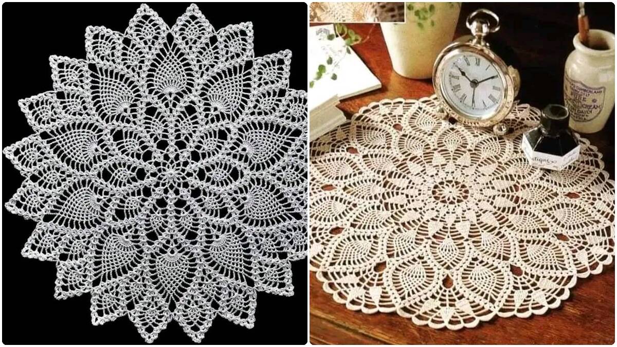 Veja Centros de Mesa em Crochê que Encantam na Sua Decoração!