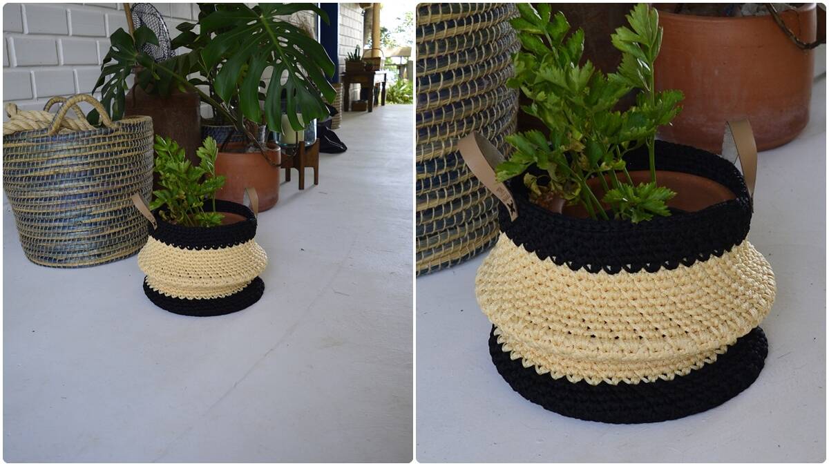 Cesto de Crochê Zen: Suas Plantas Vão Ficar Lindas Aqui!