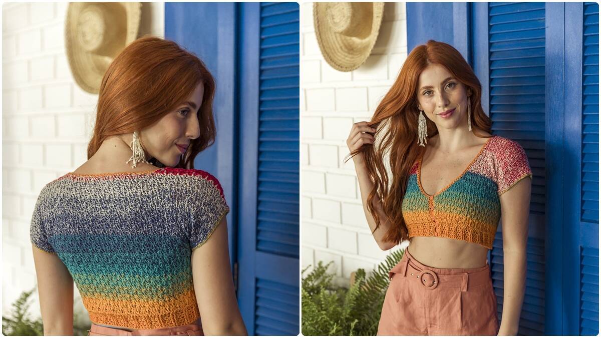 Cropped de Crochê Flórida: Crie Essa Peça Linda!