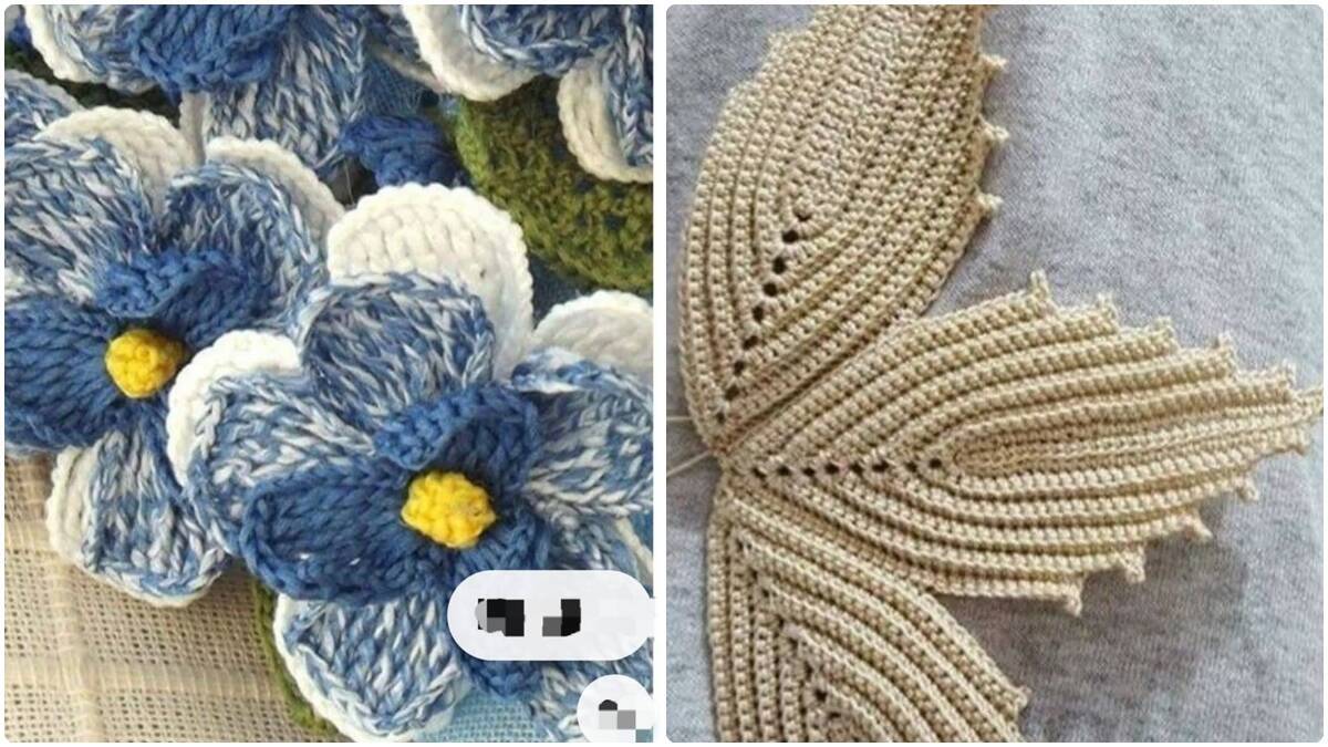Flores e Folhas de Crochê para Aplicação: Adicione Esses Detalhes Lindos!