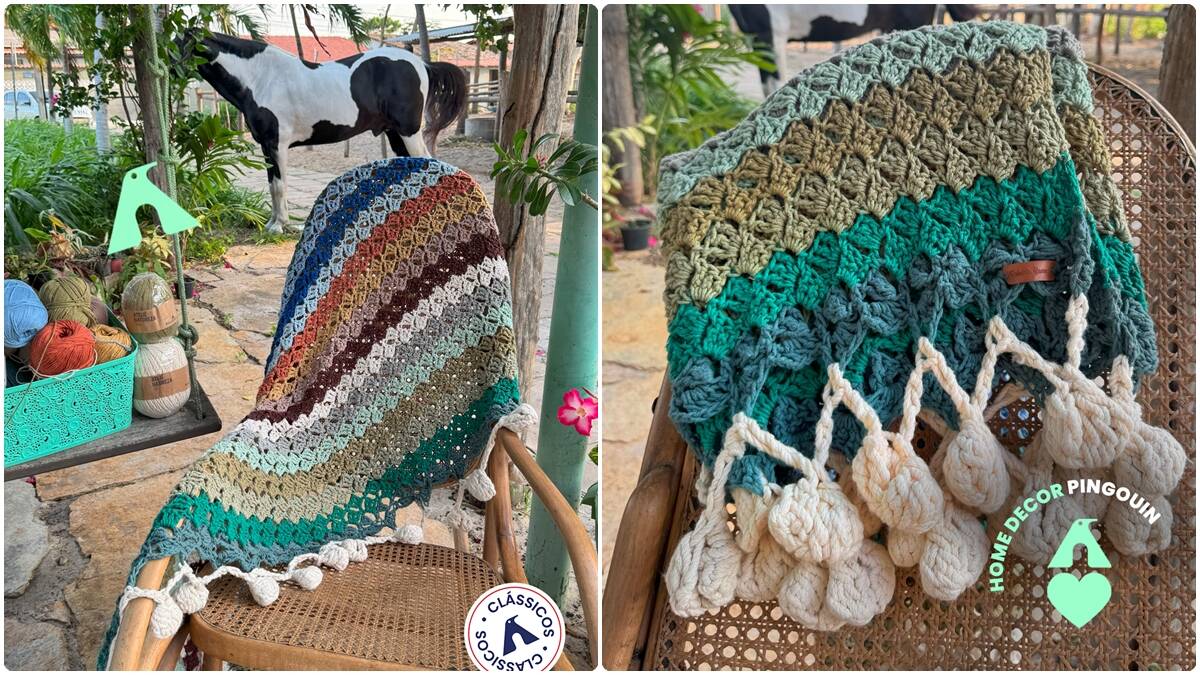 Manta de Crochê Natureza: Guia Completo com Vídeo Aula!