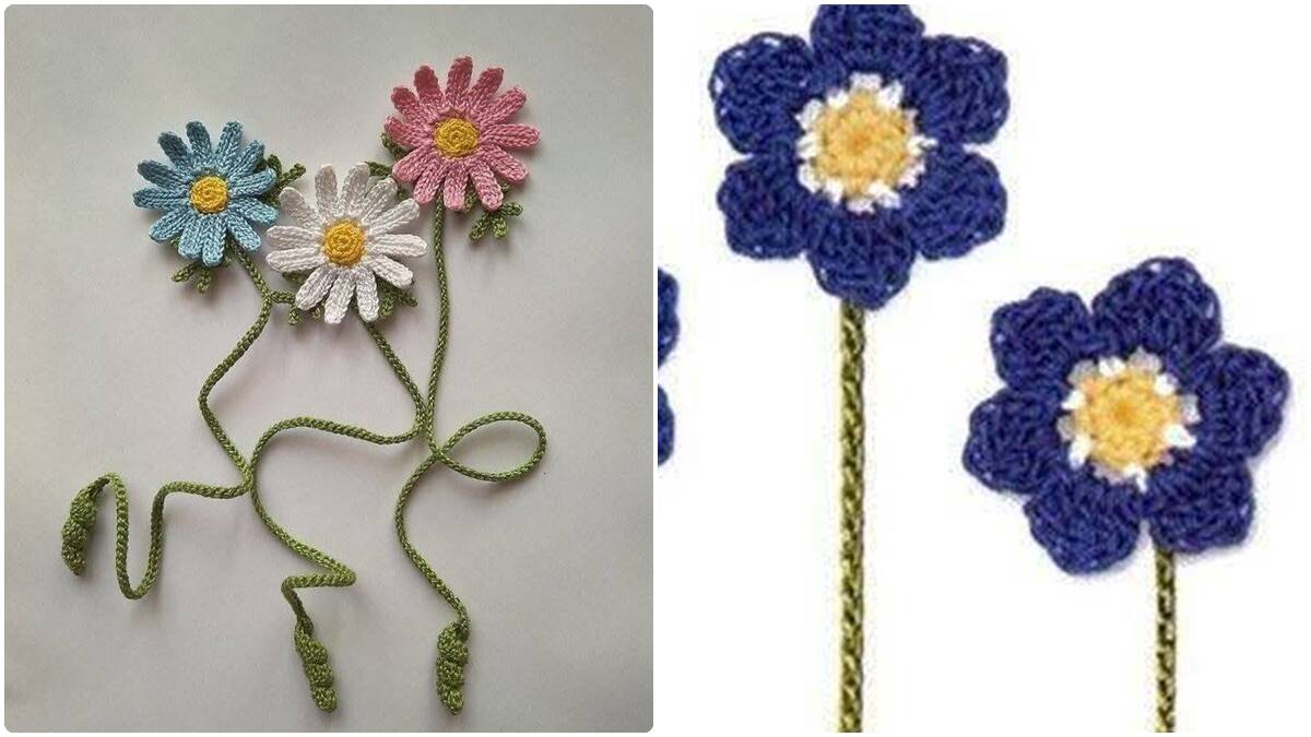 Veja Marca Páginas em Crochê Floral: Fofos e Funcionais!