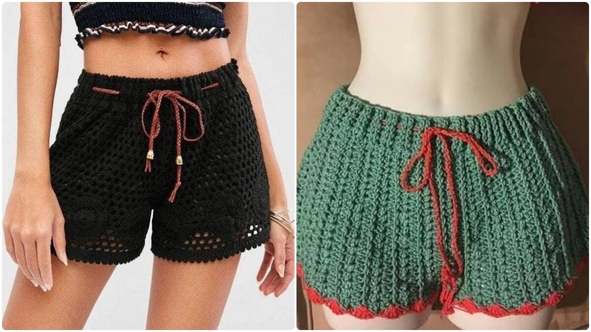Os shorts de crochê mais lindos e charmosos para usar no verão!