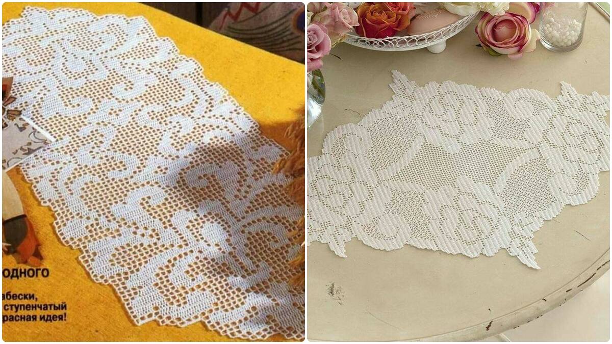 Explore os Encantadores Caminhos de Mesa em Crochê para Decoração!