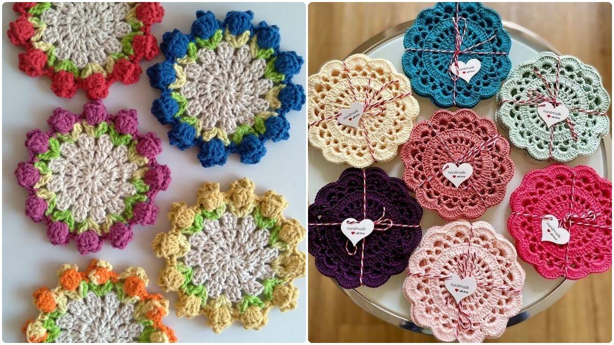 Descubra o Charme dos Porta-Copos de Crochê na Sua Decoração!