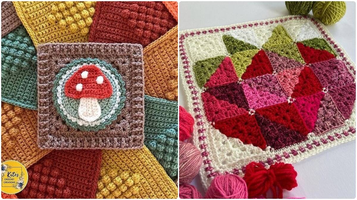 Transforme Squares de Crochê em Peças de Luxo e Faça Renda Extra!