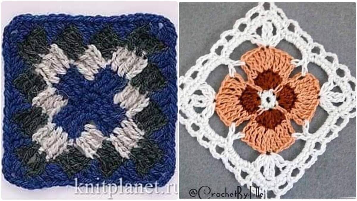 15 Squares em Crochê para Criar Peças Criativas e Estilosas!