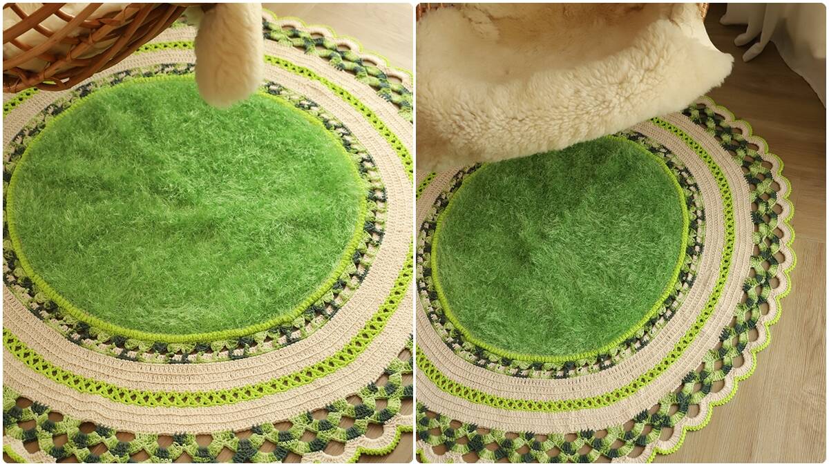Tapete de Crochê Oval Verde: Descubra como Fazer o Seu!