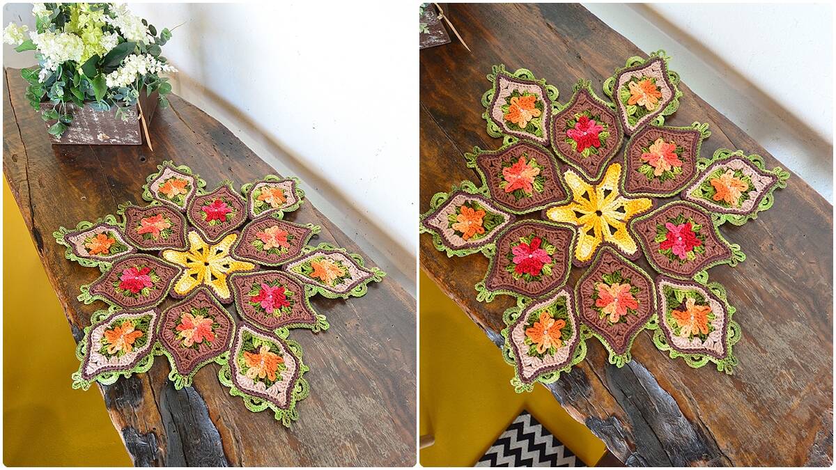 Toalha de Mesa em Crochê Waffle: Aprenda a Fazer a Sua!