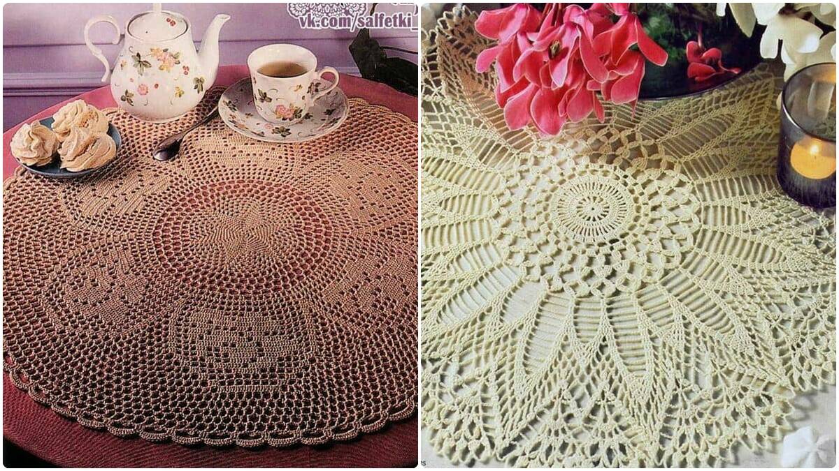 Toalhas de Mesa em Crochê: Charme Artesanal e Elegância!