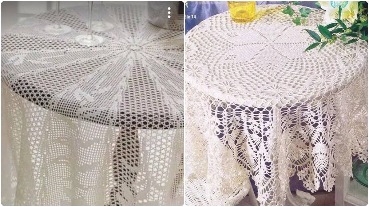 Toalhas de Mesa em Crochê: Descubra Gráficos Grátis para Copiar!