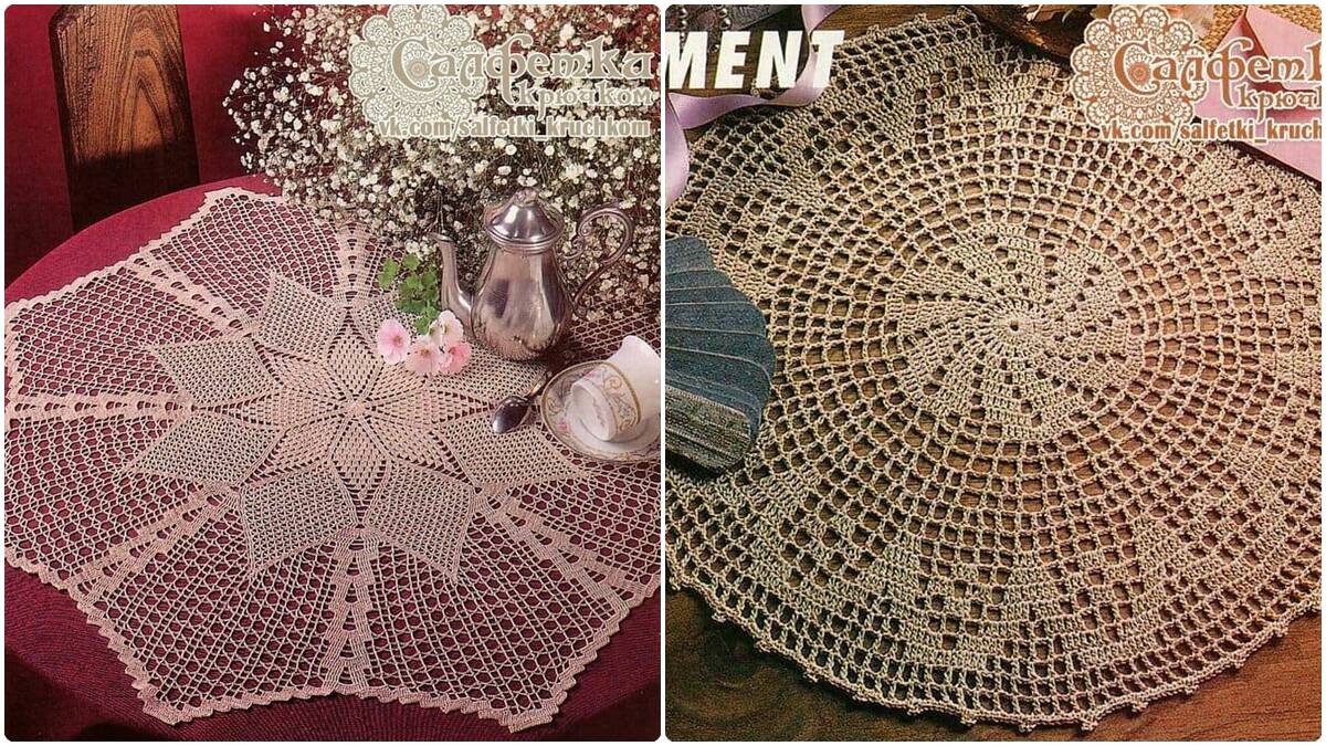 Toalhas de Mesa em Crochê: Descubra Peças Lindas e Gráficos Incríveis!