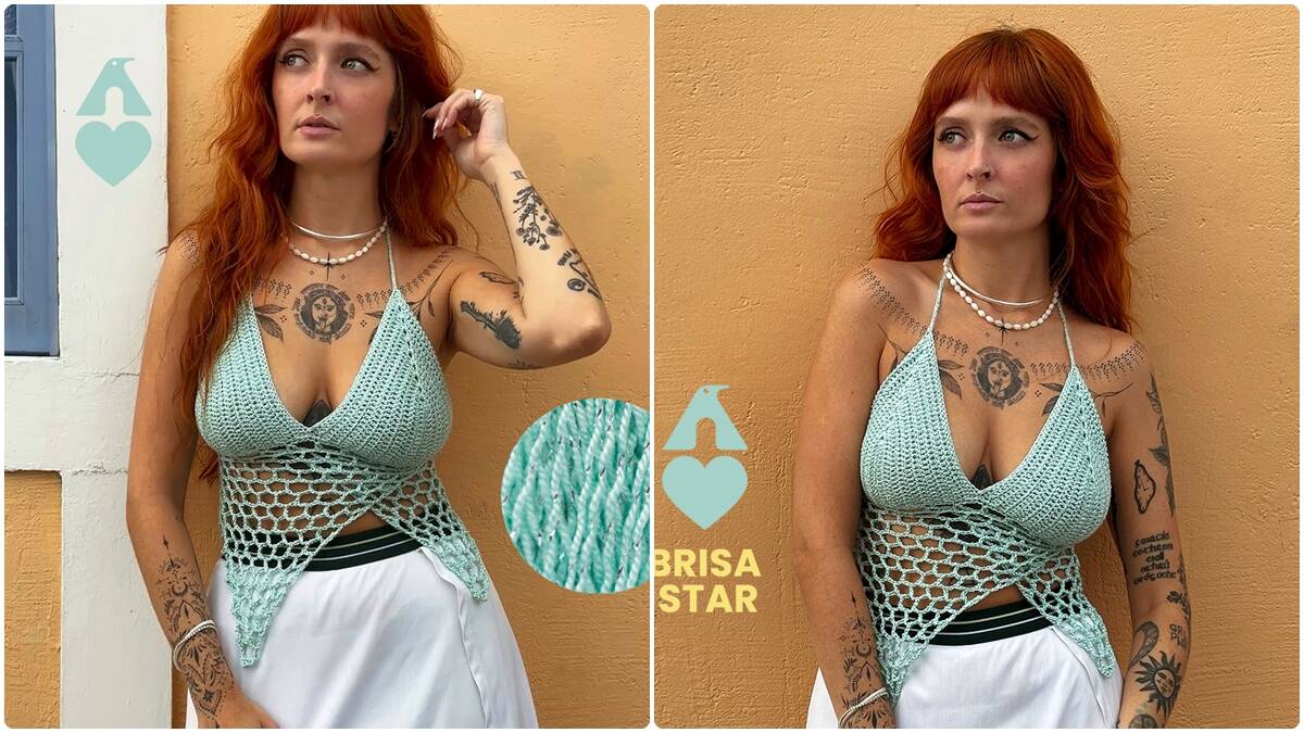 Top de Crochê Brilho: Peça Para o Verão com Vídeo Aula!