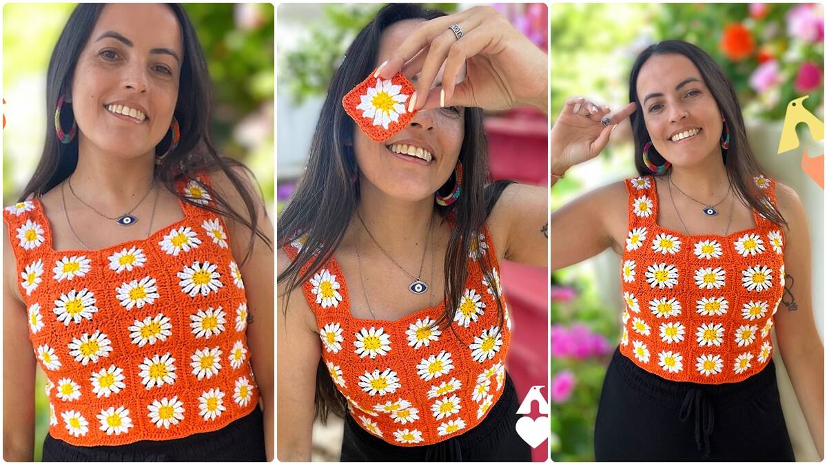 Top de Crochê Margarida: Guia Completo com Vídeo Aula!