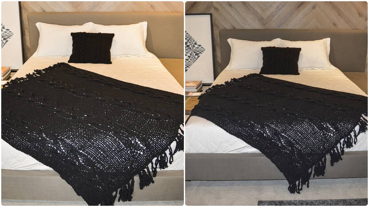 Manta de Tricô Ternura: Elegância e Aconchego em Um Modelo!