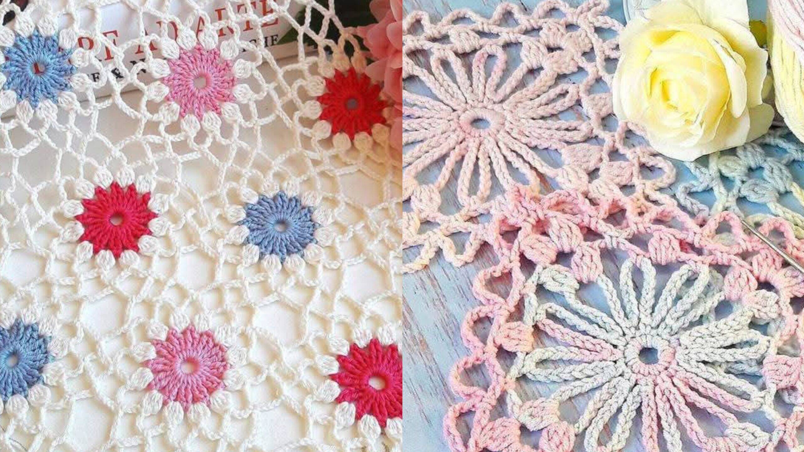 Surpreendente! Motivos Florais de Crochê que Vão Transformar Seus Projetos!