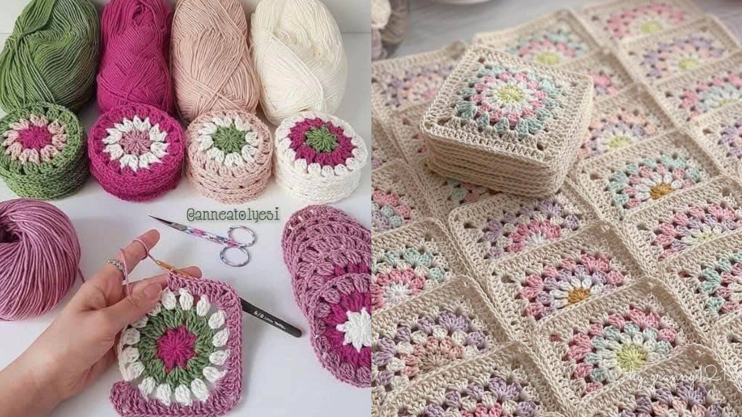 Como Criar Squares de Crochê: Dicas para Peças Incríveis e Versáteis