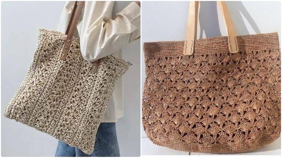 Amostras Lindas de Bolsas de Crochê com Gráficos Grátis!