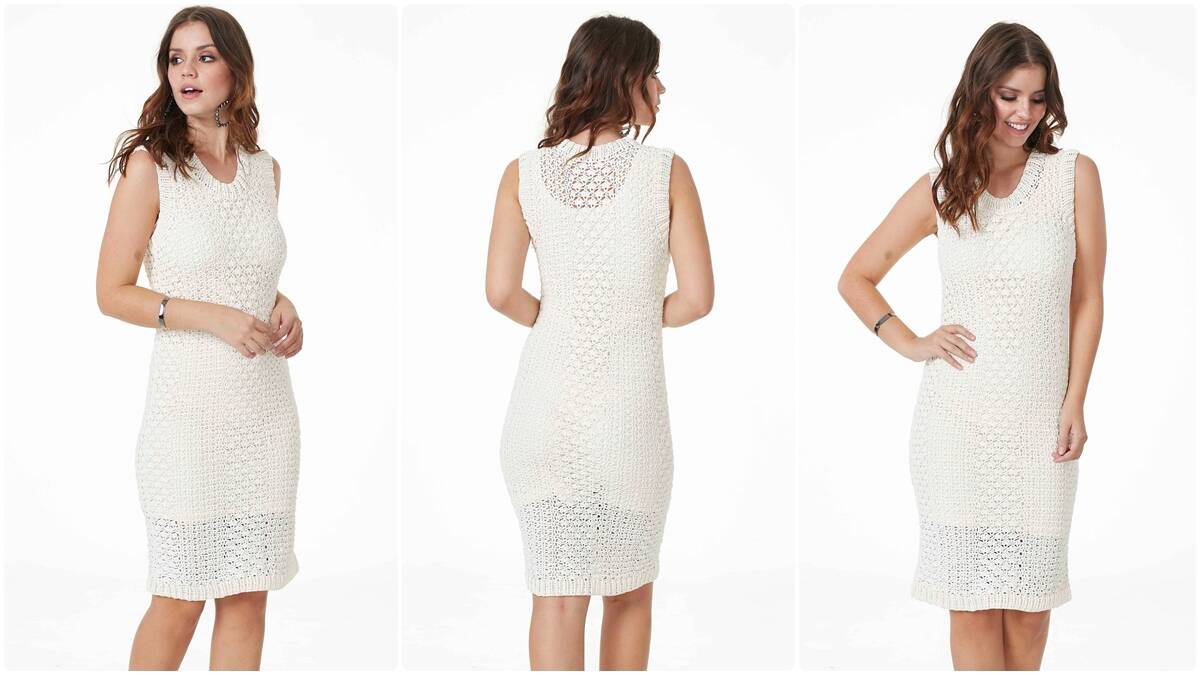Vestido de Crochê Verão Natural: Estilo e Frescor no Calor!