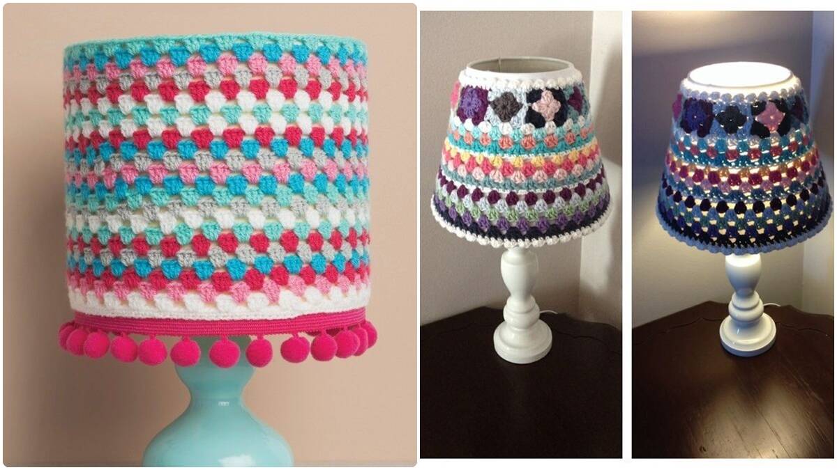 Use Técnicas de Crochê para Decoração: Crie um Abajur de Crochê!