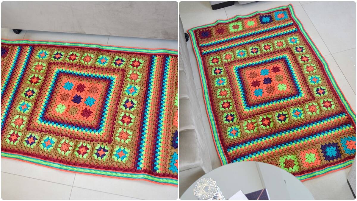 Tapete de Crochê Dubai: Decore sua Sala Com essa Peça!