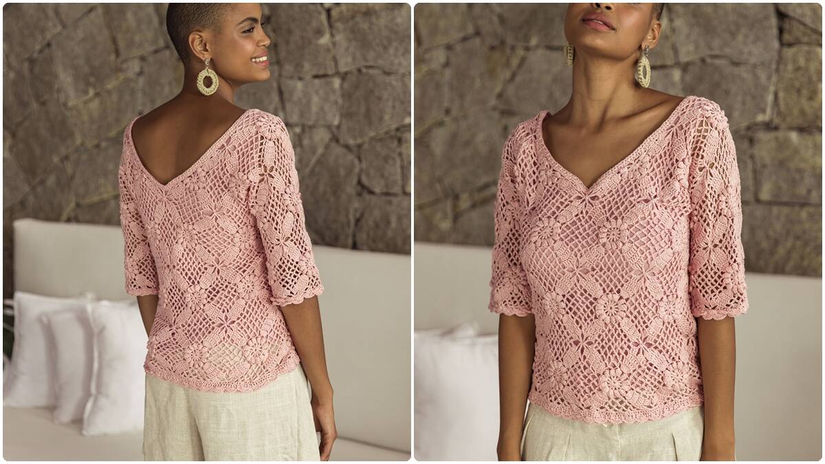 Blusa de Crochê Cupido: Aprenda a Criar essa Peça Linda!