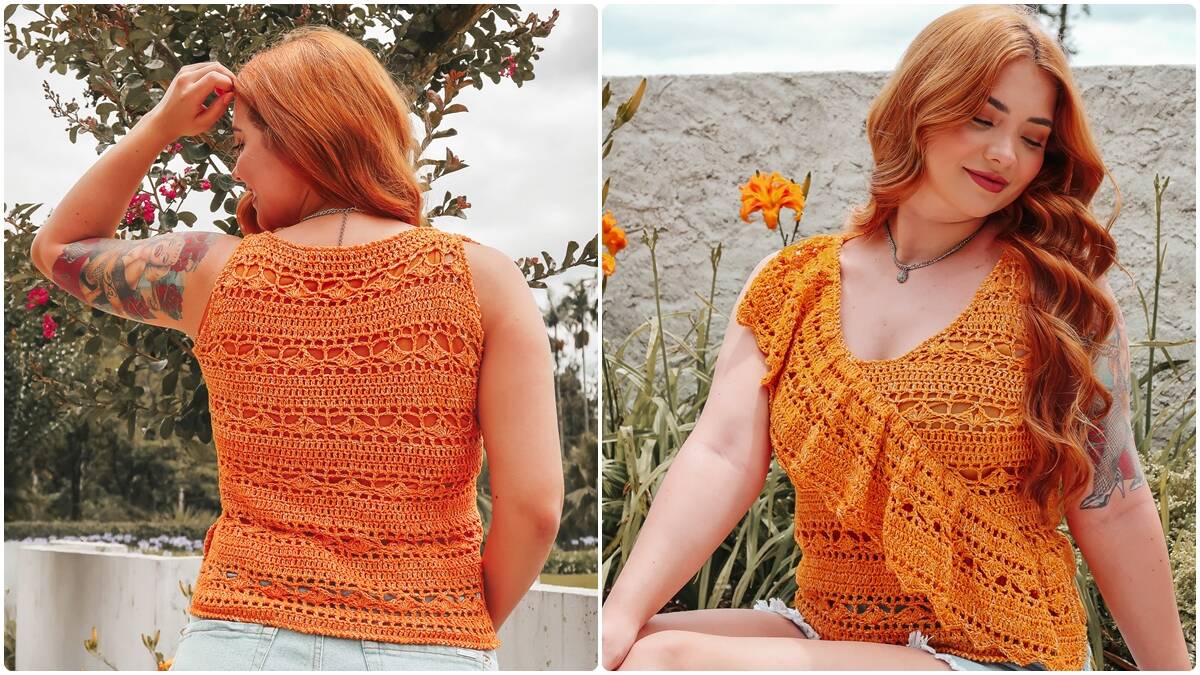 Blusa de Crochê Bettina: Aprenda a Fazer a Sua!