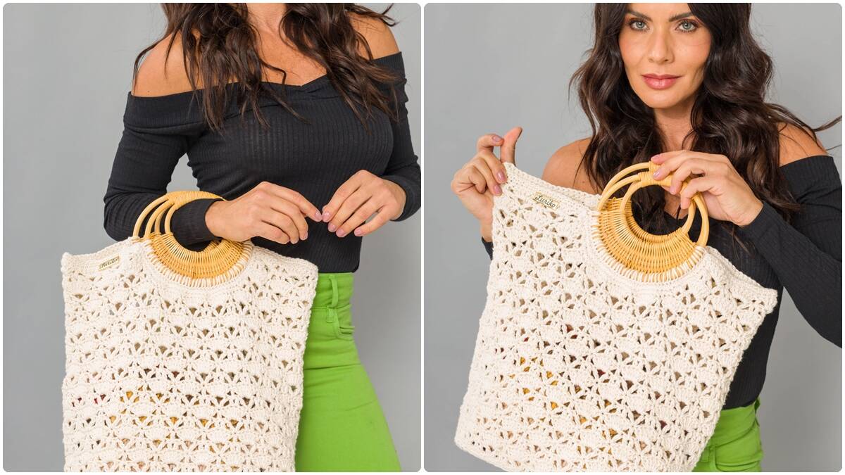 Bolsa de Crochê Rattan: Crie uma Peça Linda e Elegante!