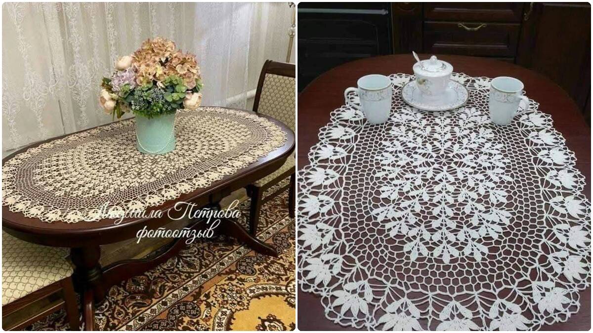 25 Caminhos de Mesa em Crochê de Luxo: Peças Sofisticadas para Decorar!