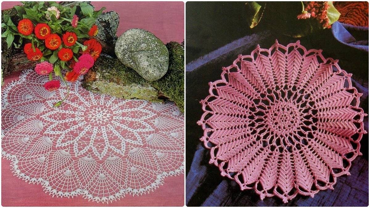 15 Centros de Mesa em Crochê com Gráficos para a Sua Decoração!