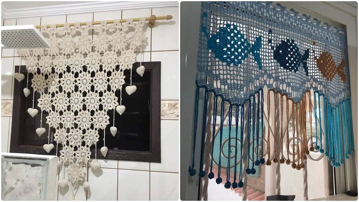 Crie Cortinas de Crochê Charmosas para a Sua Decoração!