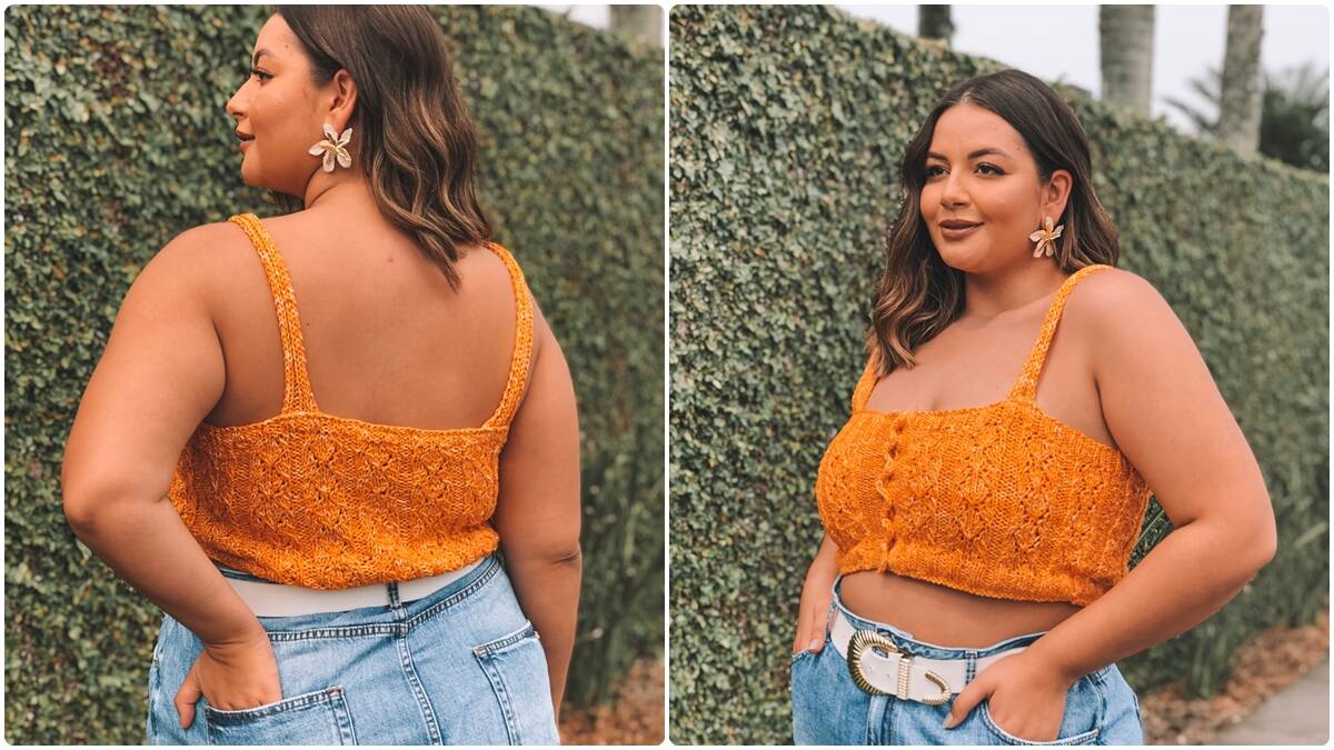 Cropped de Tricô Dark Cheddar: Descubra Como Criar o Seu